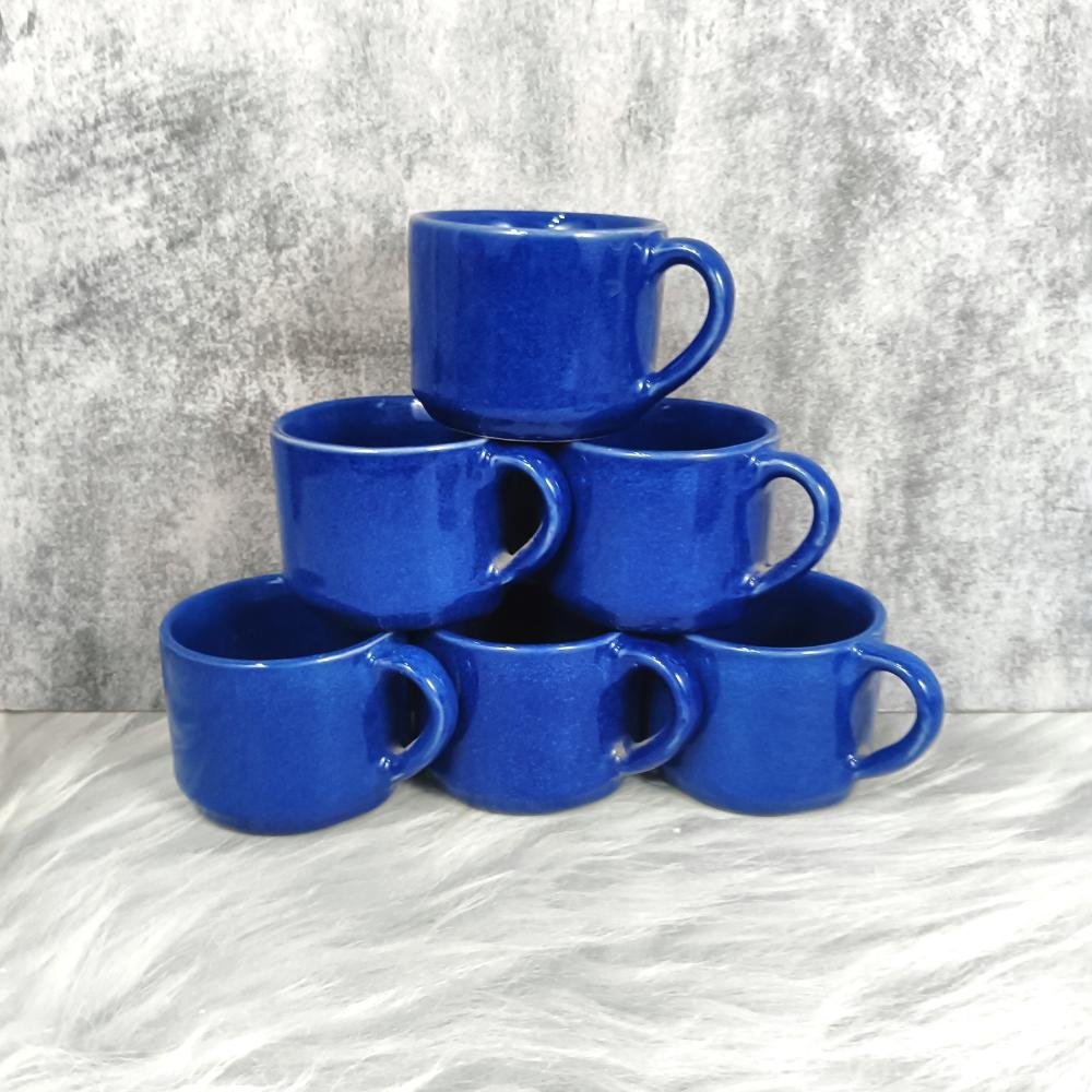 DPAARA Royal Blue Drinkware Ceramic Cups-DP4406