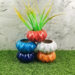 DPAARA Wholesale Small Round Ceramic Bonsai Pots - SK3536