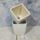 Taper Design Square Ceramic Planters Pot-AA6014