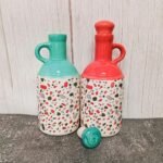 stone-print-khurja-pottery-dual-tone-oil-bottles-MD5028