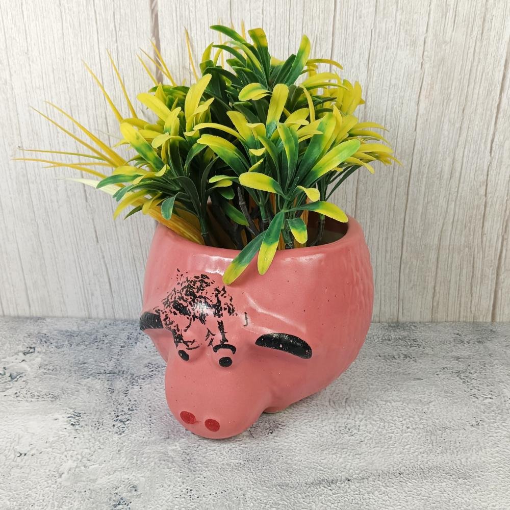 Animal Design Khurja Ceramic Planters Pot-SK6004