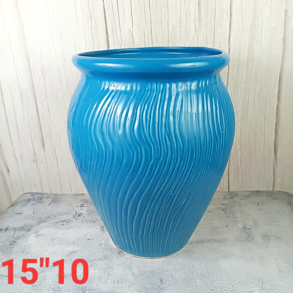 Khurja Pottery Kullhad Design Ceramic Pots-SK6018