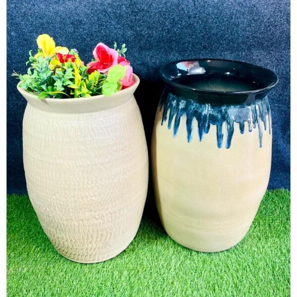 Extra Large Khurja Ceramic Outdoor Planter Pots-RH1201