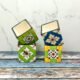Multi Deisgn Ceramic Square Ceramic Planters-AA7035