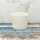White Pipe Shape Ceramic Planters Pot-AA7044
