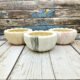 Cutting Design Khurja Ceramic Bonsai Pots-AA7066