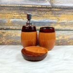 Dual Shade Khurja Ceramic Bathroom Set-MD1010