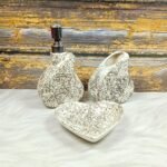 Heart Design Ceramic Bathroom Sets-MD1017