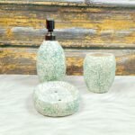 Chemical Glaze Ceramic Bathroom Sets-MD1018