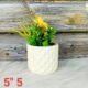 Diamond Cut Indoor Ceramic Planters Pot-ST8517