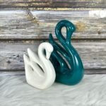 Swan Couple Piano Ceramic Figures Set of 2-ST8555