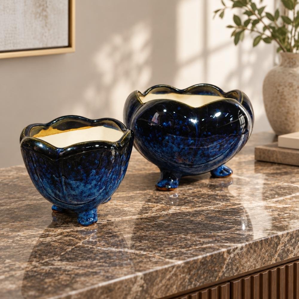 aap-020-dark-blue-decorative-ceramic-pot-set-lifestyle-1 Dark Blue Decorative Ceramic Pot Set - Image 1