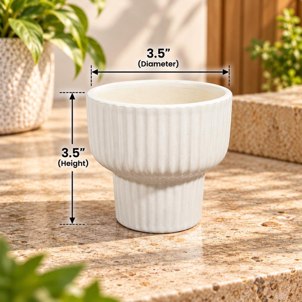 aap-023-assorted-color-ribbed-ceramic-pot-set-lifestyle-1 Assorted Color Ribbed Ceramic Pot Set - Image 1
