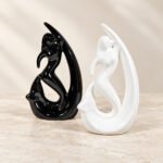 Abstract Curved Ceramic Sculpture - Image 2
