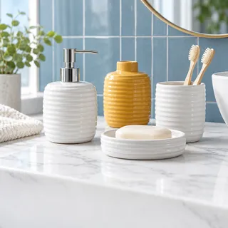 Bathroom Set - Khurja Ceramic