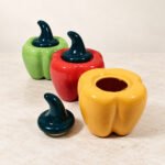 Bell Pepper Ceramic Lidded Container - Image 2