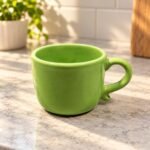 Bright Green Ceramic Mug - Image 2