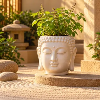 Buddha/Tulsi - Khurja Ceramic