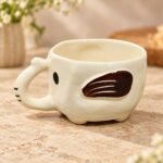 Cat Face Ceramic Cup - Image 2