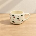 Cherry Print Ceramic Mug