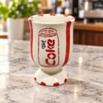 Cola Style Footed Ceramic Tumbler - Image 2