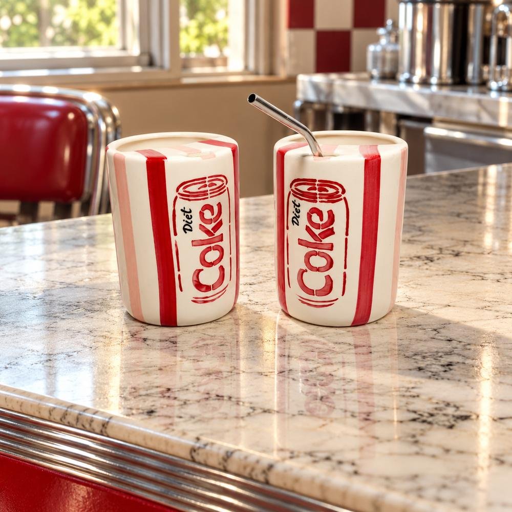 cola-style-straw-ceramic-mug-01-tcc-063 Cola Style Straw Ceramic Mug - Image 1