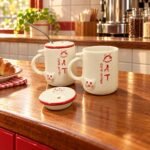Cola Style Straw Ceramic Mug