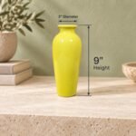 Cylindrical Bottle Ceramic Vase - Image 2
