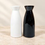 Flared Rim Ceramic Bottle Vase - Image 2
