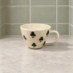 Green Clover Print Ceramic Cup - Image 2
