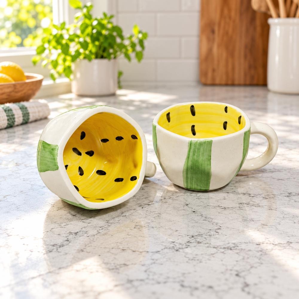 green-watermelon-stripe-ceramic-cup-01-tcc-095 Green Watermelon Stripe Ceramic Cup - Image 1