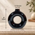 Large Circular Ring Ceramic Vase - Image 3