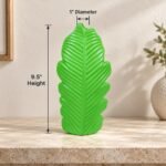 Leaf Relief Ceramic Vase - Image 3