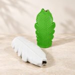 Leaf Relief Ceramic Vase - Image 2