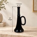 Loop Handle Trumpet Ceramic Vase - Image 3