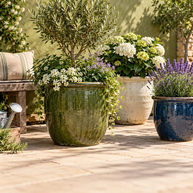 Outdoor Pots - Khurja Ceramic