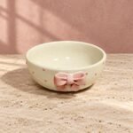 Pink Bow Ceramic Bowl Set - Image 2