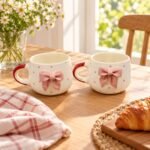 Pink Bow Ceramic Mug