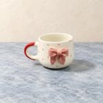 Pink Bow Ceramic Mug - Image 2