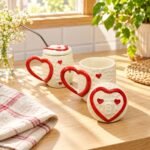 Pink Rounded Ceramic Bowl