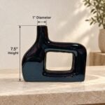 Rectangular Window Ceramic Bottle Vase - Image 2