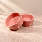 Red Heart Ceramic Dish