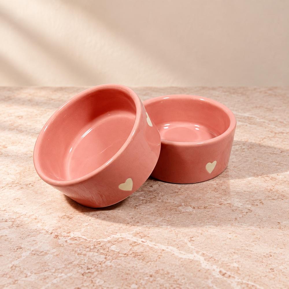 red-heart-ceramic-dish-01-tcc-053 Red Heart Ceramic Dish - Image 1