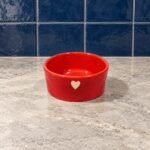 Red Heart Ceramic Dish - Image 2