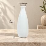 Slender Teardrop Ceramic Bud Vase - Image 3