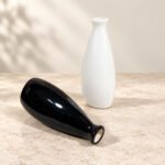 Slender Teardrop Ceramic Bud Vase - Image 2