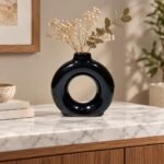 Small Circular Ring Ceramic Vase