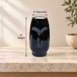 Small Face Relief Ceramic Vase - Image 3