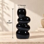 Small Stacked Pebble Ceramic Vase - Image 2