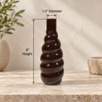 Spiral Bottle Ceramic Vase - Image 3